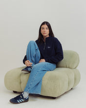 Cargar imagen en el visor de la galería, Icetees Sports Quarter Zip Sweater Navy