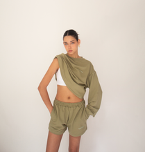 Cargar imagen en el visor de la galería, Icetees French Terry Shorts Pistacchio