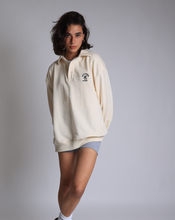 Cargar imagen en el visor de la galería, Polo Sweater French Terry Icetees Monogram Avena