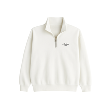 Cargar imagen en el visor de la galería, Icetees Sports Quarter Zip Sweater White