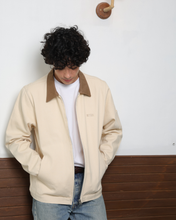 Cargar imagen en el visor de la galería, Icetees Canvas Work Jacket Cream
