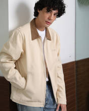 Cargar imagen en el visor de la galería, Icetees Canvas Work Jacket Cream
