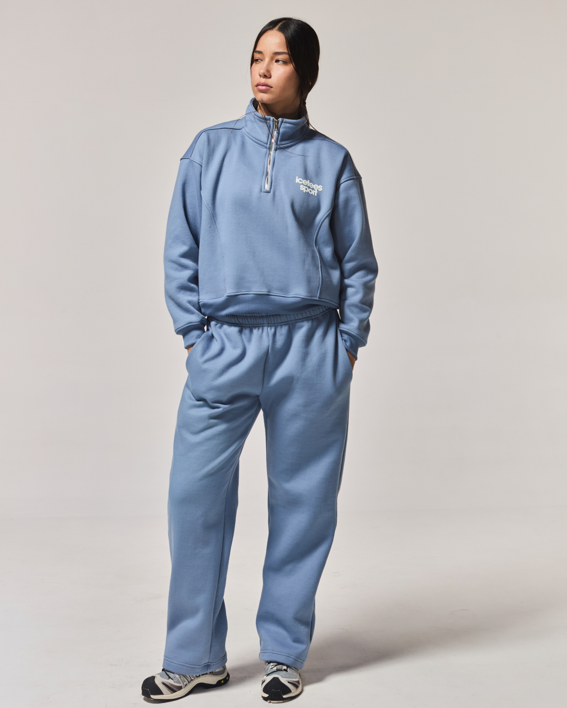 Icetees Studio Wide Leg Sweatpants
