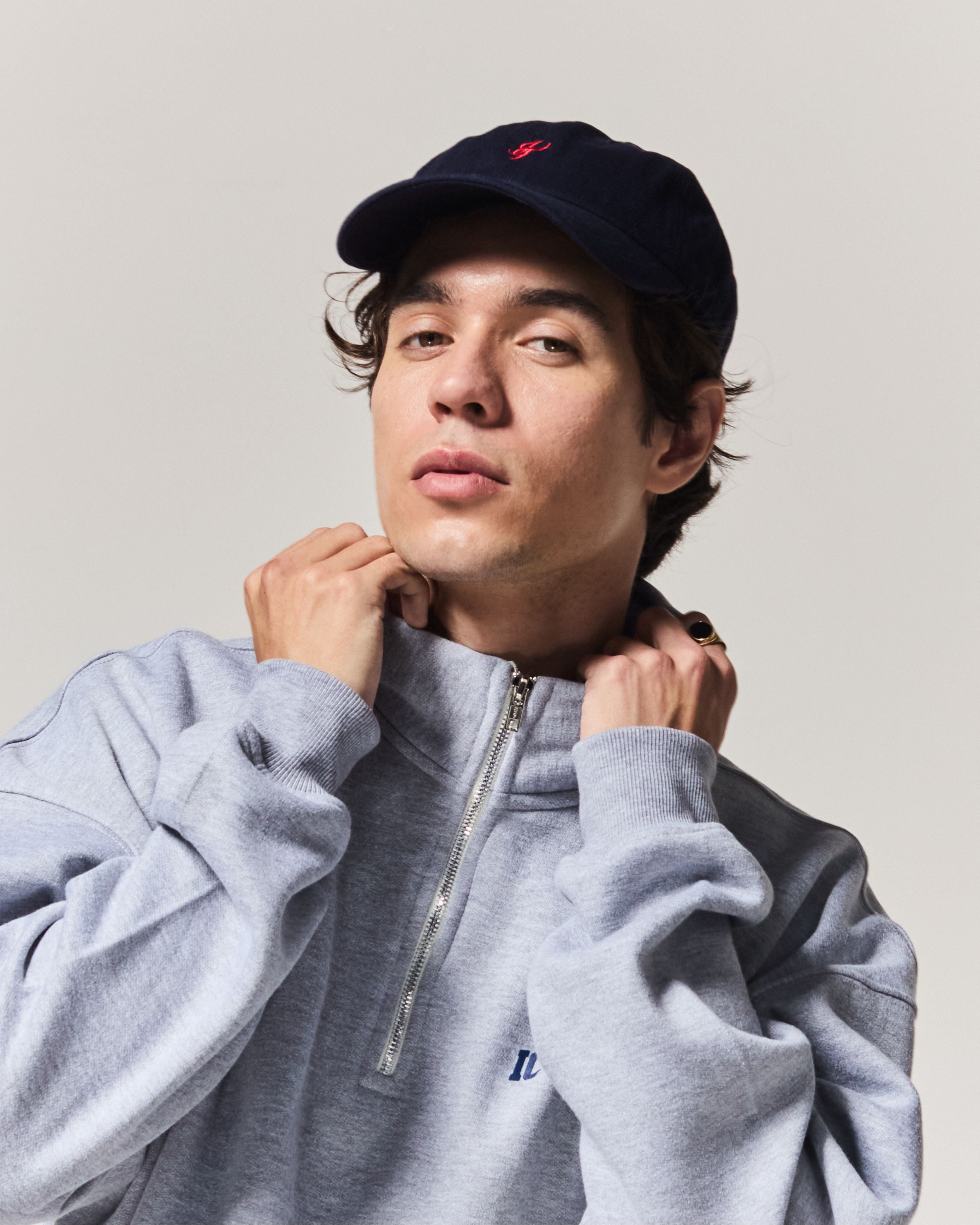Icetees Quarter Zip Sweater
