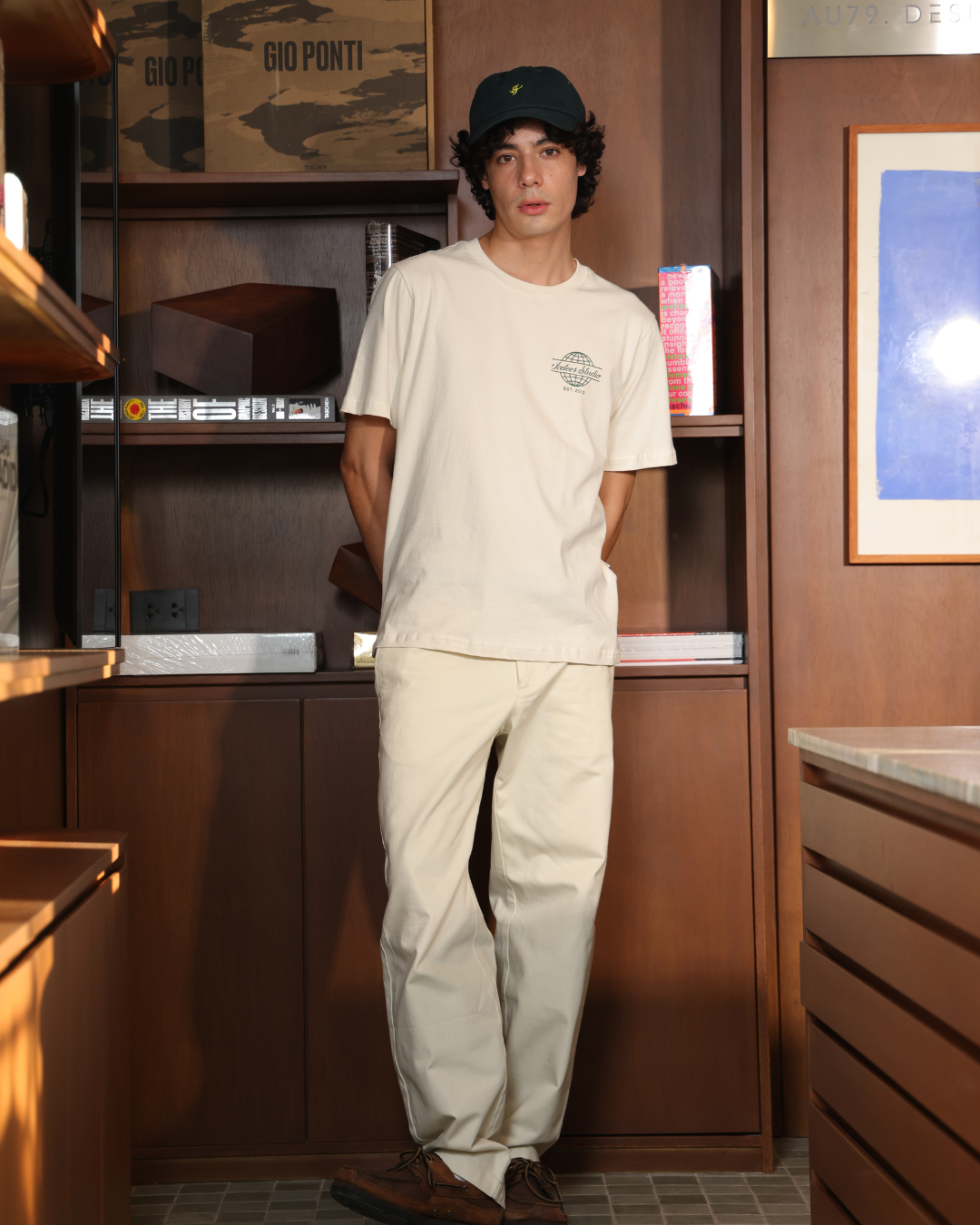 Icetees Globe Regular Tee Ivory