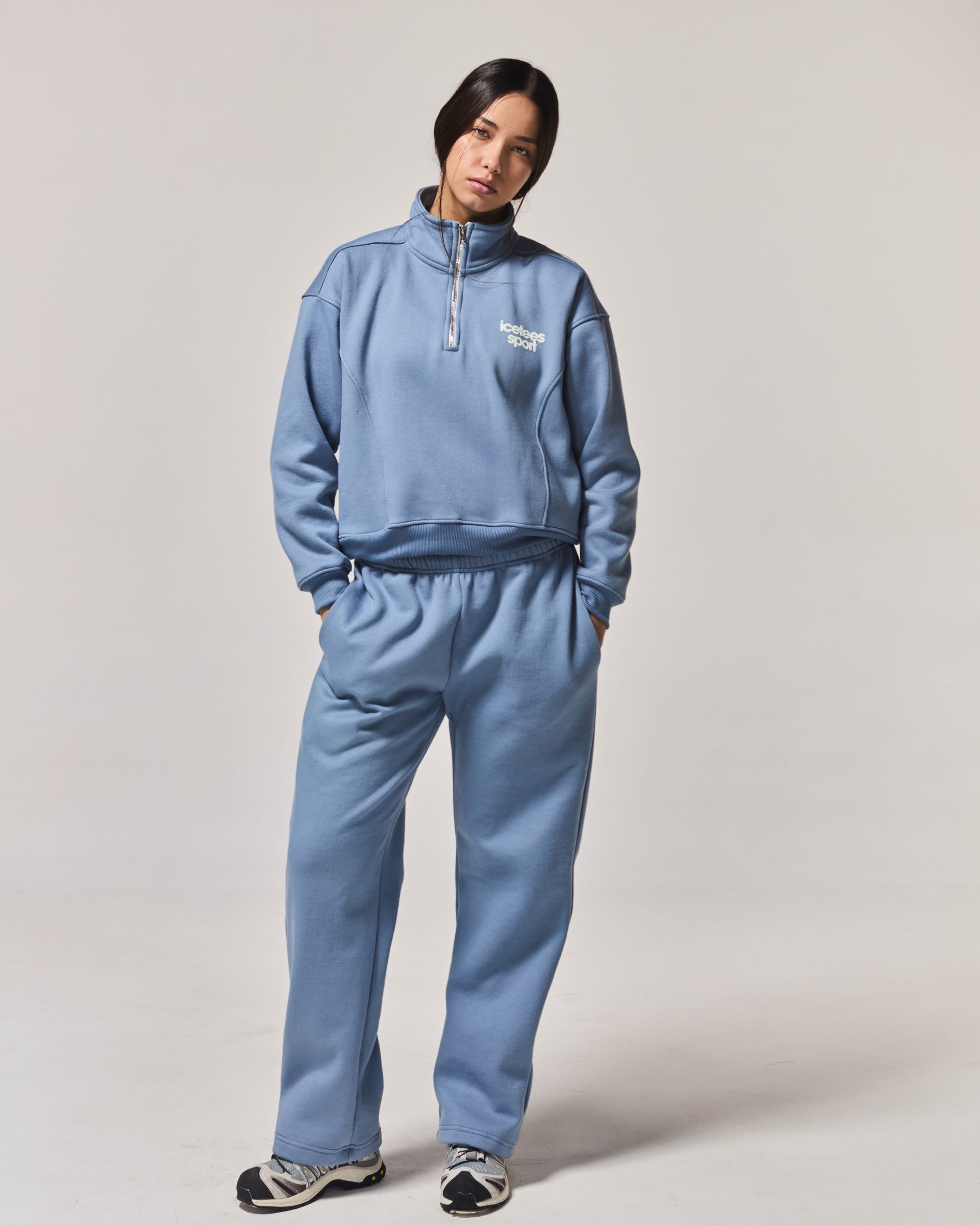 Icetees Studio Wide Leg Sweatpants