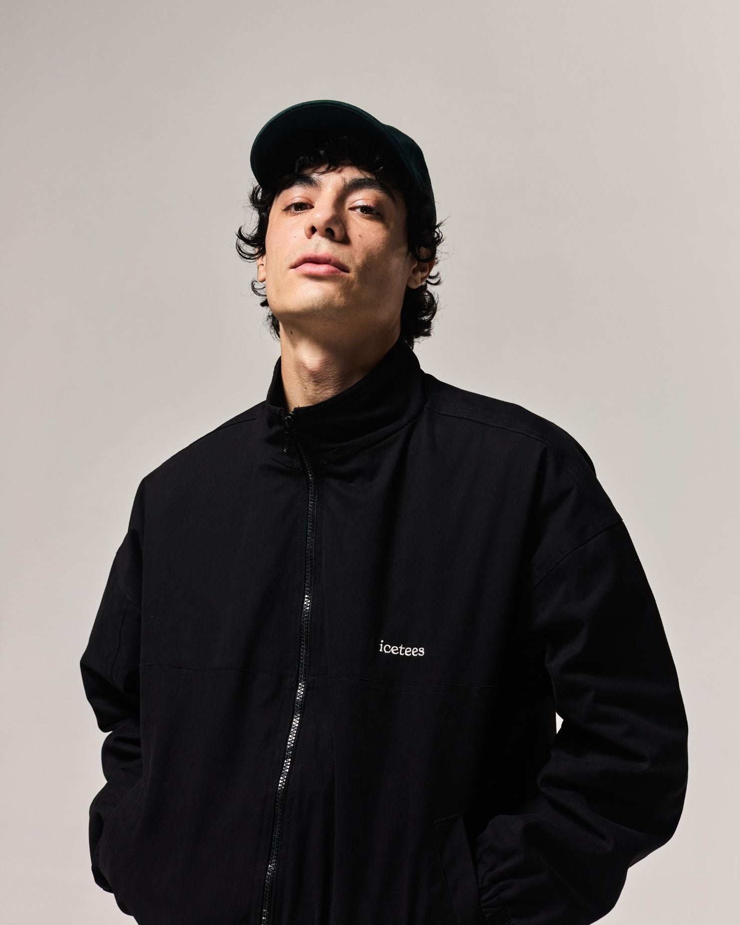 Icetees Studio Zip Jacket Black