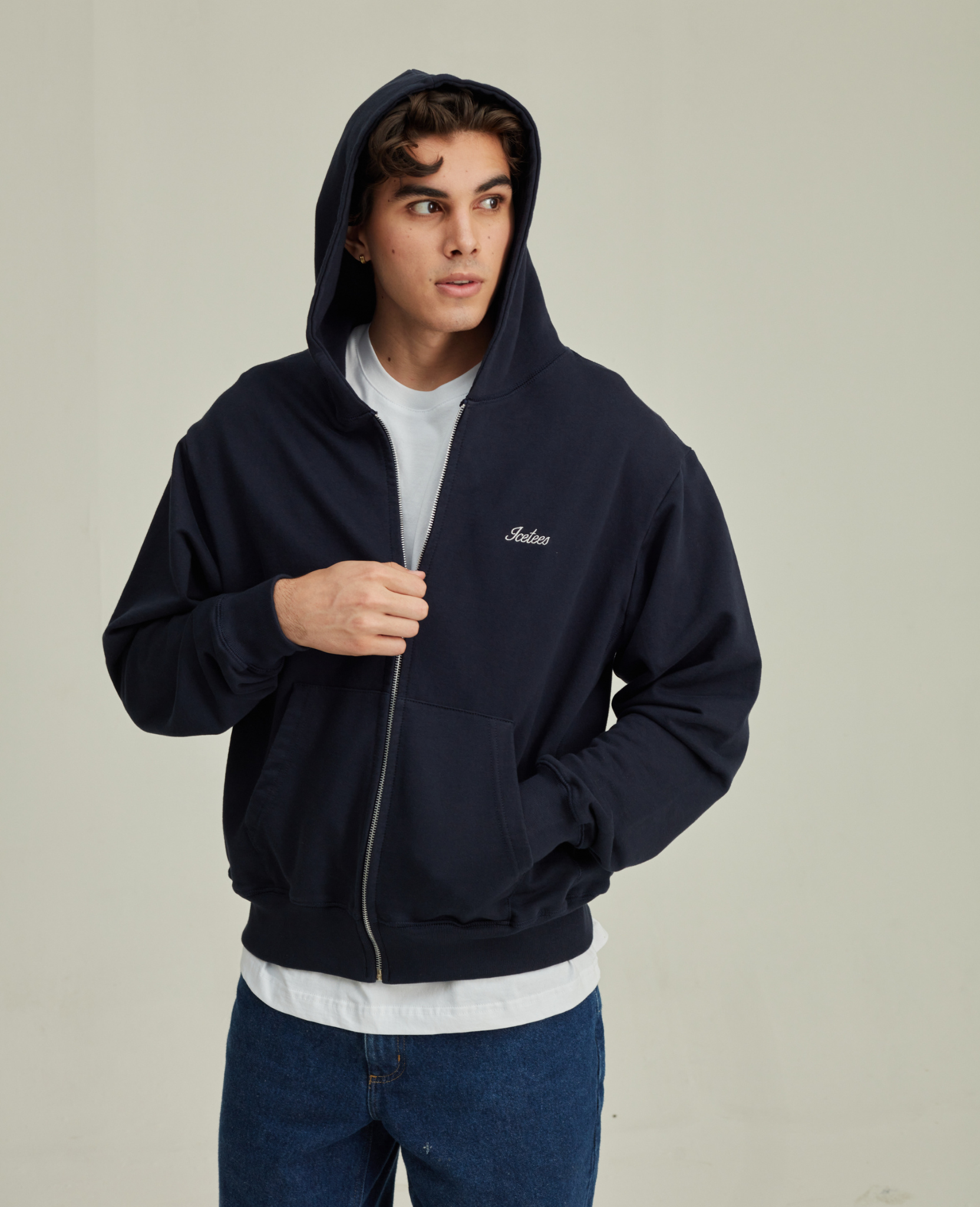 Hoodie Full-Zip French Terry Icetees