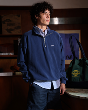 Cargar imagen en el visor de la galería, Icetees Quarter Zip Sweater Atlantic Blue

