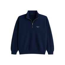 Cargar imagen en el visor de la galería, Icetees Sports Quarter Zip Sweater Navy
