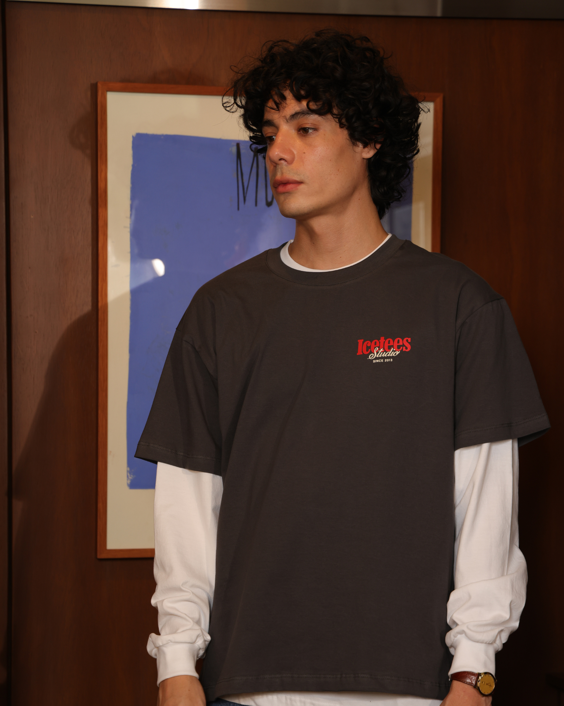 Icetees Studio Tee Charcoal