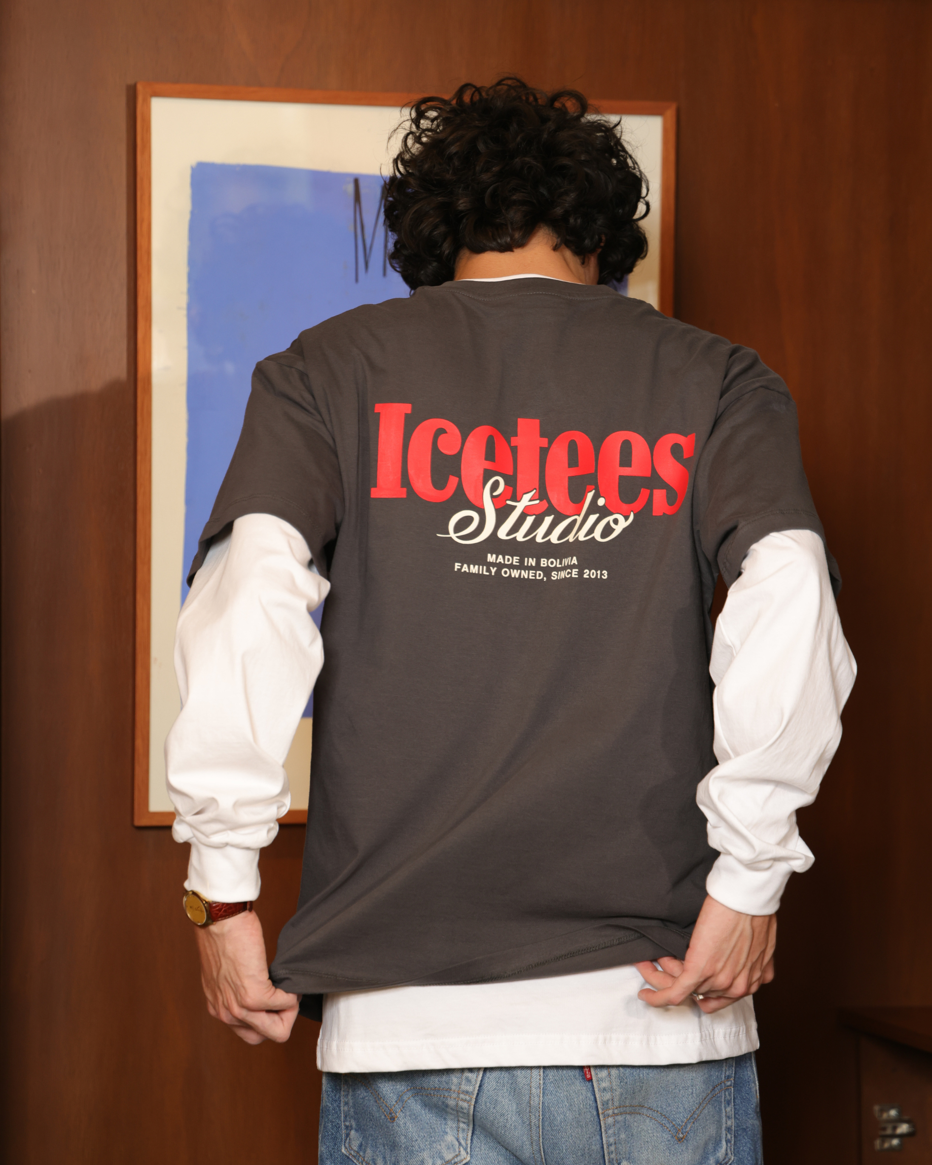 Icetees Studio Tee Charcoal