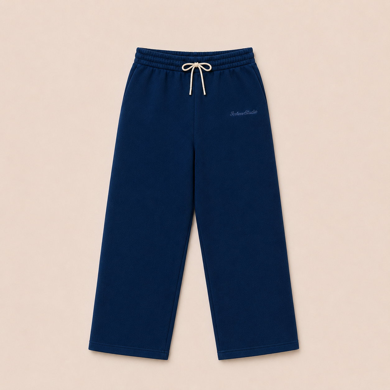 Icetees Straight Leg Sweatpants Azul Acero