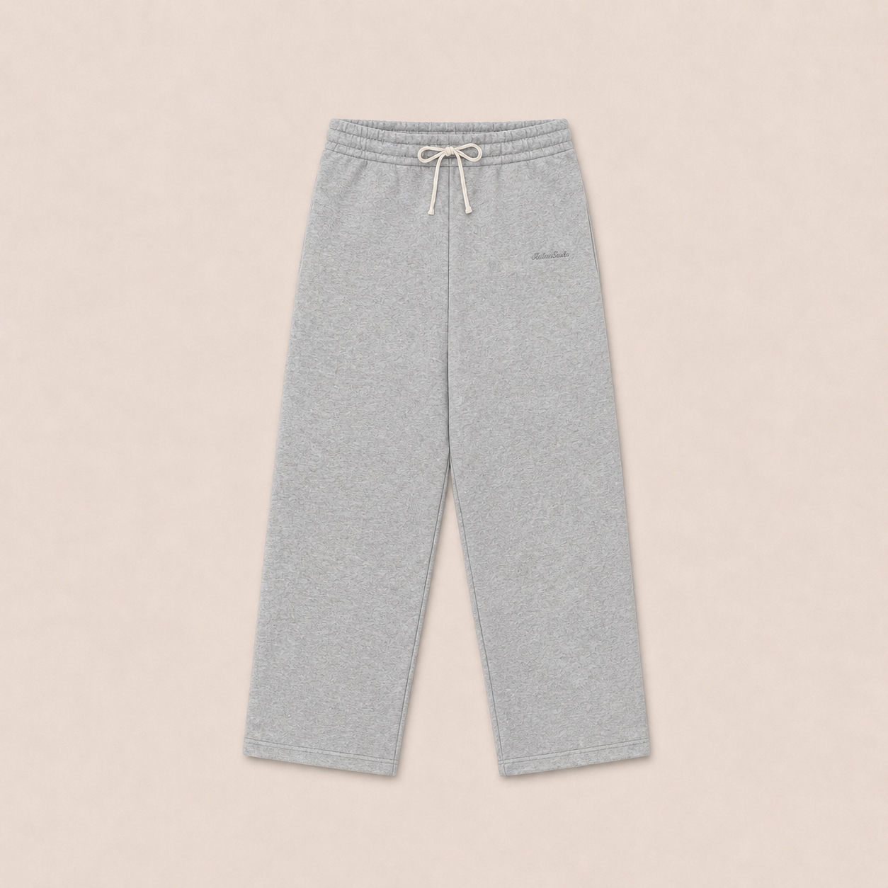 Icetees Straight Leg Sweatpants Gris Melange