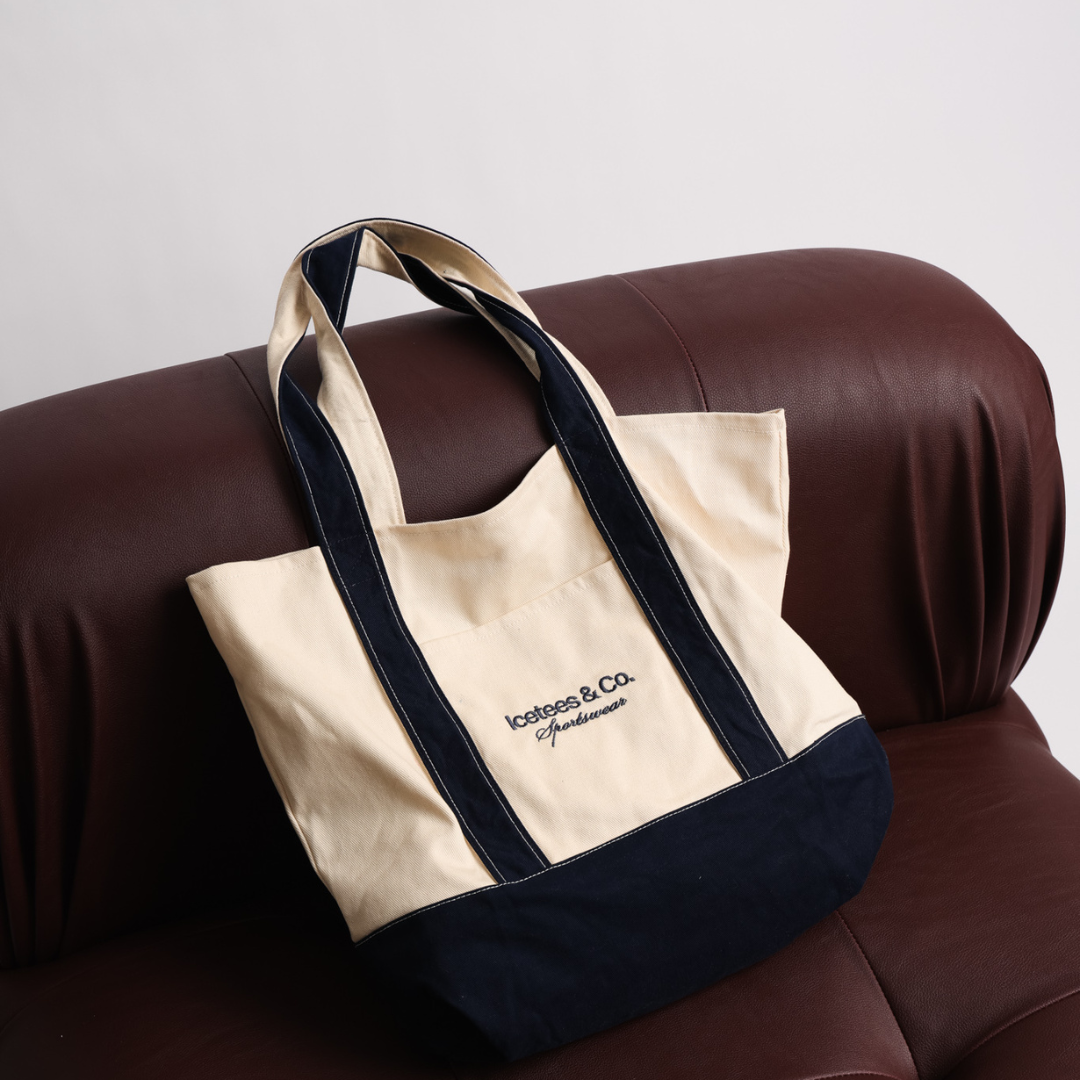Icetees Sport Maxi Tote Bag Navy