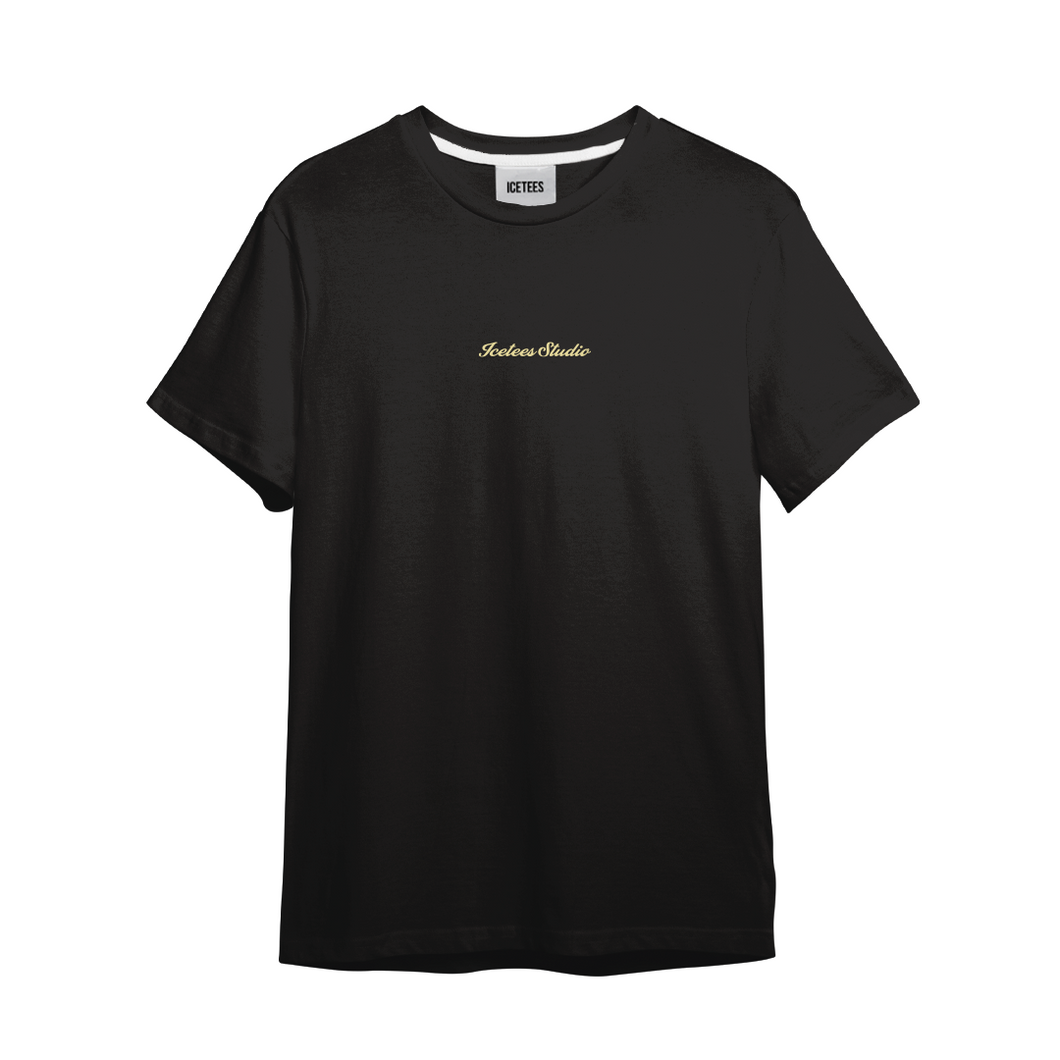 Polera Unisex Icetees Studio Logo Black