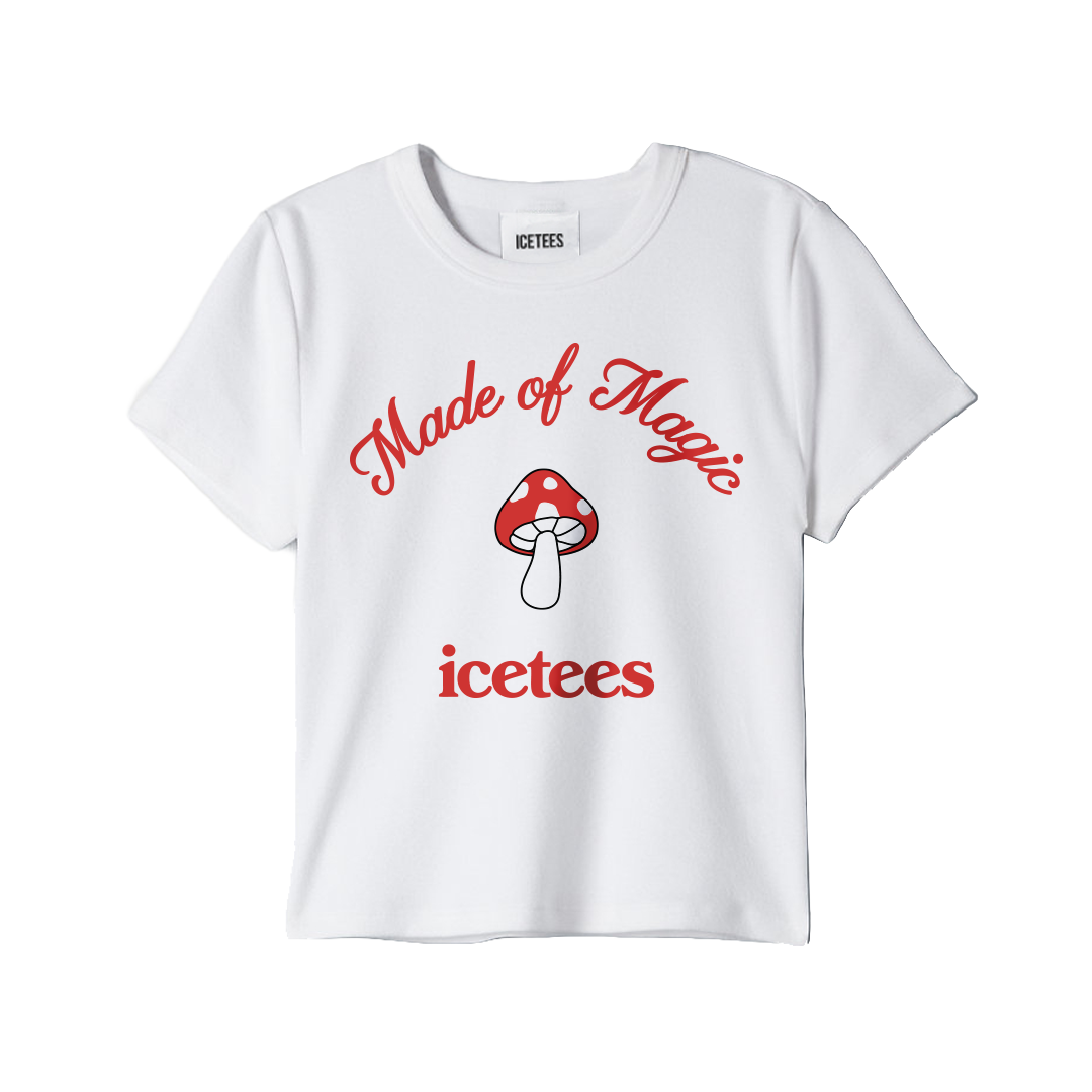 Icetees Mushroom Tee White