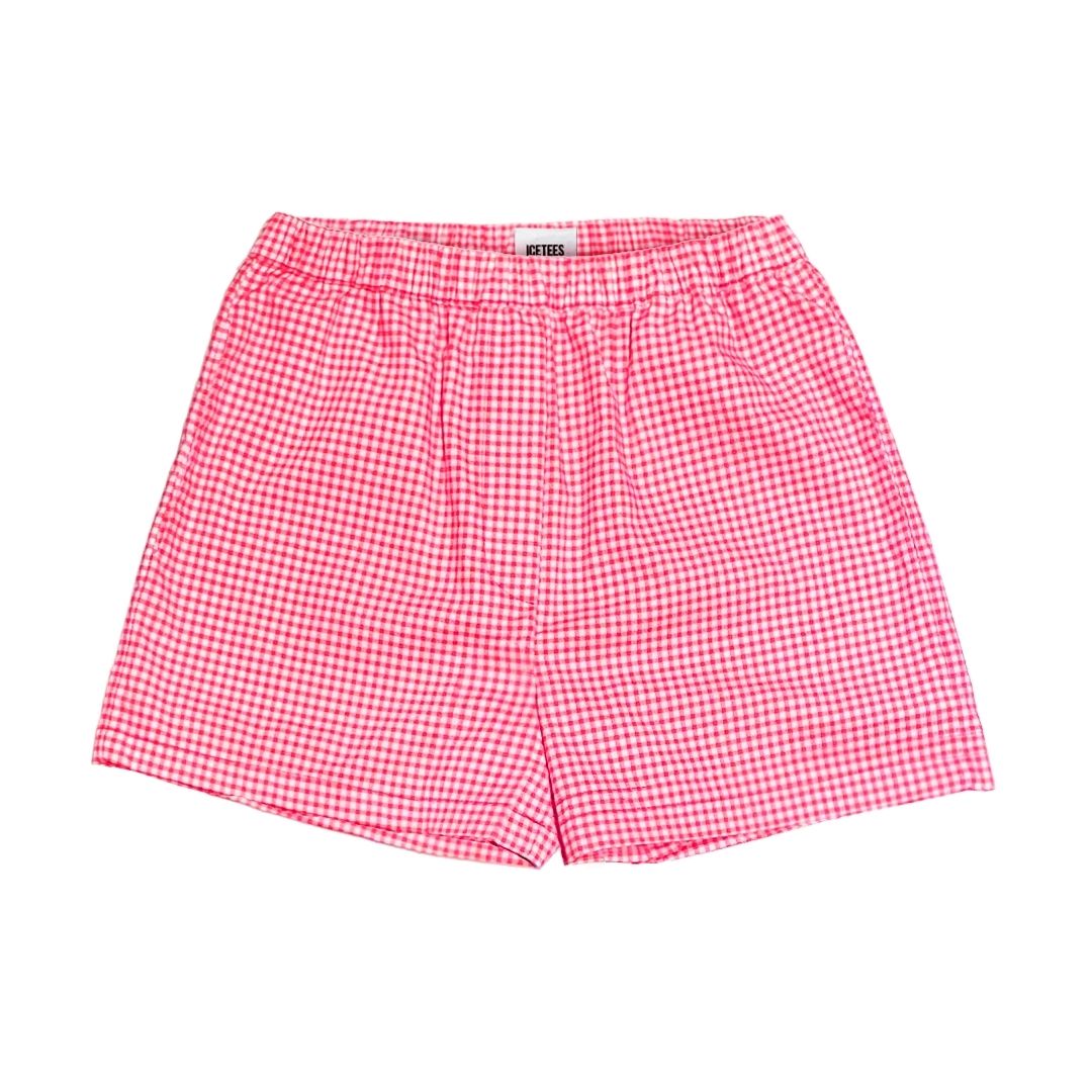 Icetees Checkered Boxer Shorts