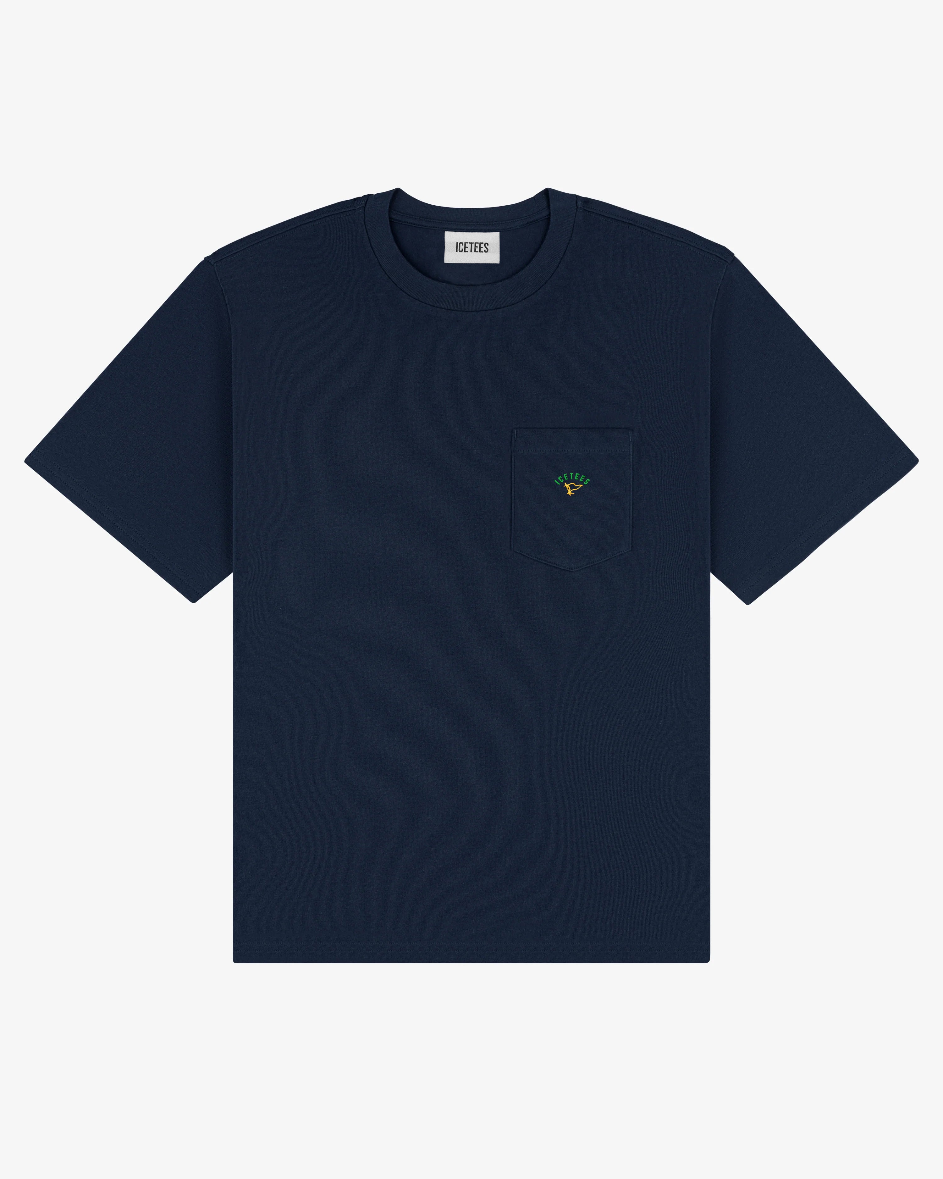 Icetees Pocket Tee Navy