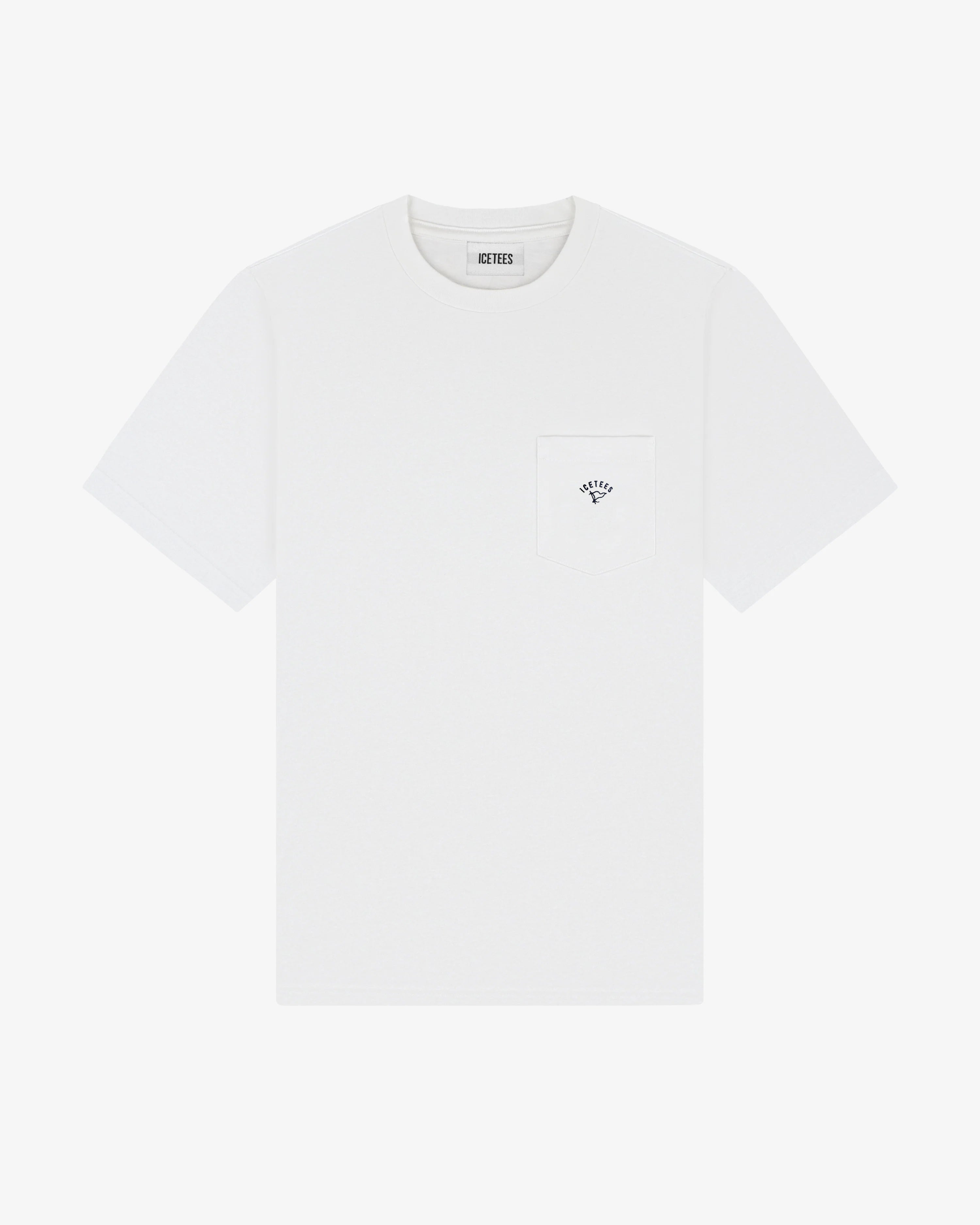 Icetees Pocket Tee White