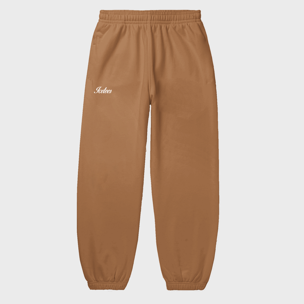 Jogger Icetees Essential Golden Brown Loose Fit