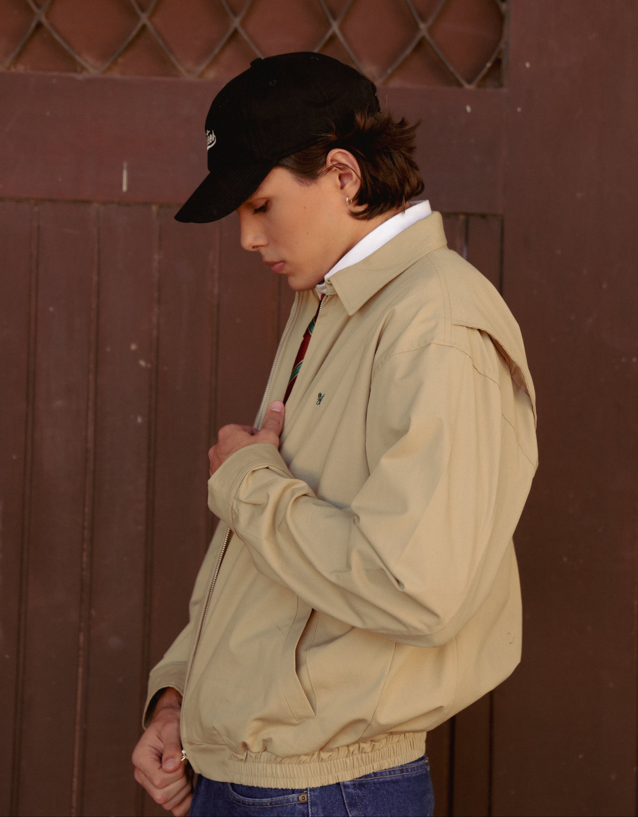 Icetees Gabardine Jacket Beige