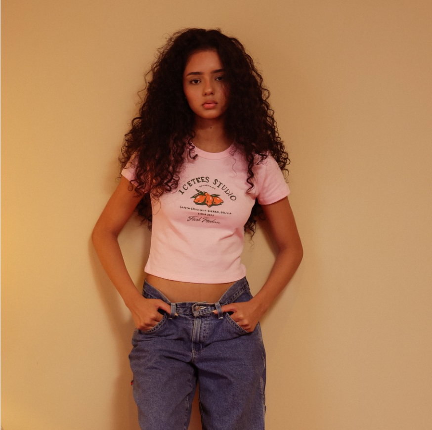 Icetees Pink Achachairu Go-to tee