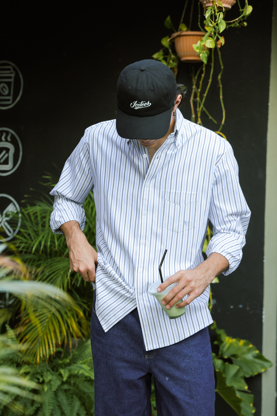 Icetees Stripped Man Shirt