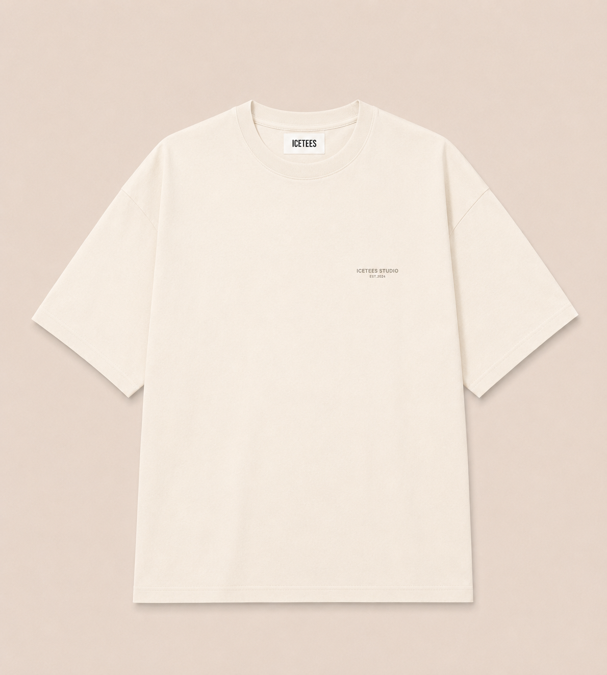 Icetees Ivory Micro Logo Tee