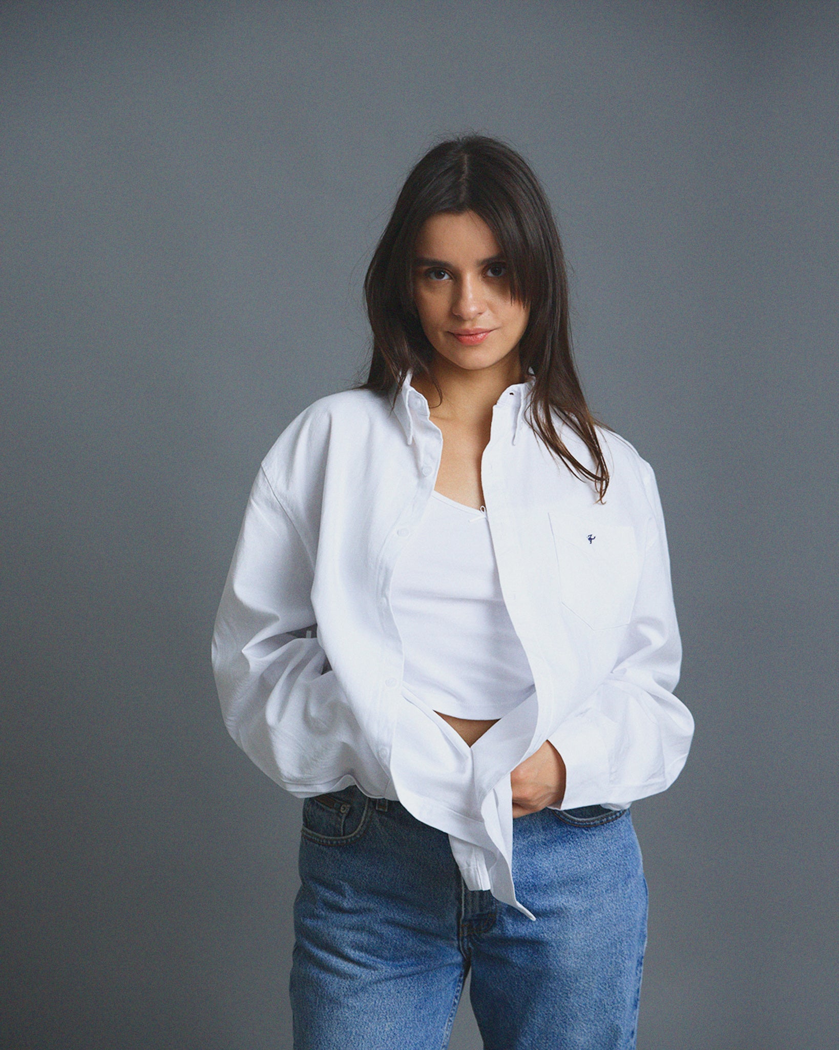 Boyfriend Oversized Shirt White