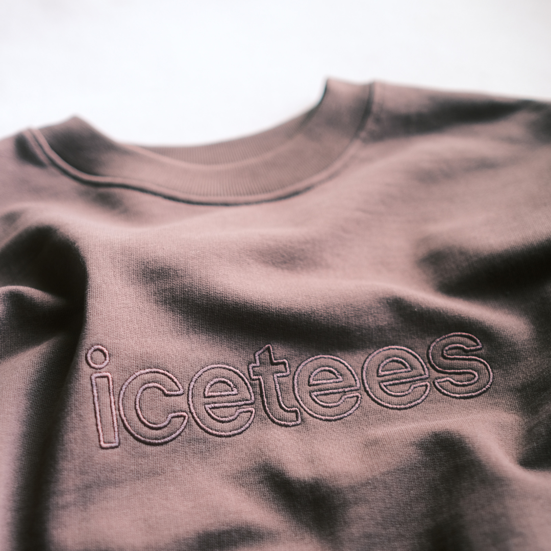 Sudadera Icetees Outline logo Brown