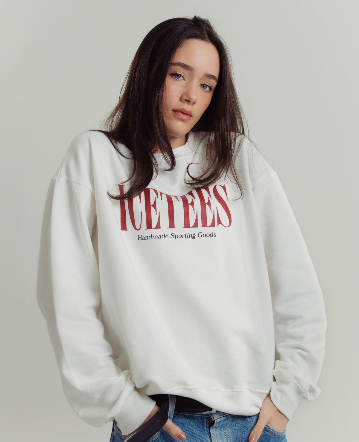 Icetees Serif Logo Sweater
