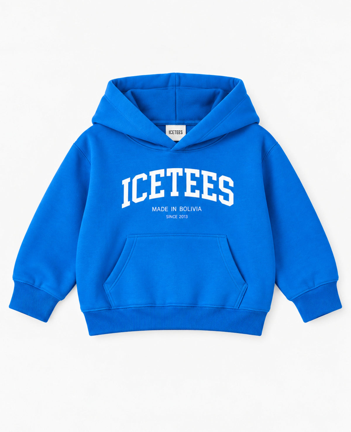 Icetees KIDS Varsity Hoodie Sky Blue