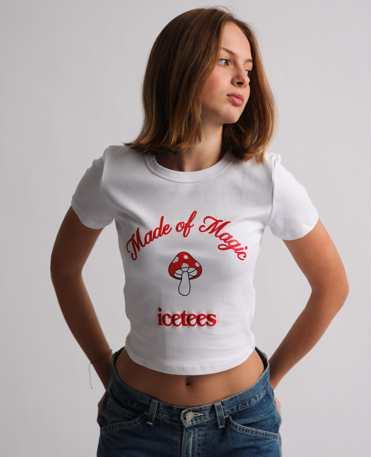 Icetees Mushroom Tee White