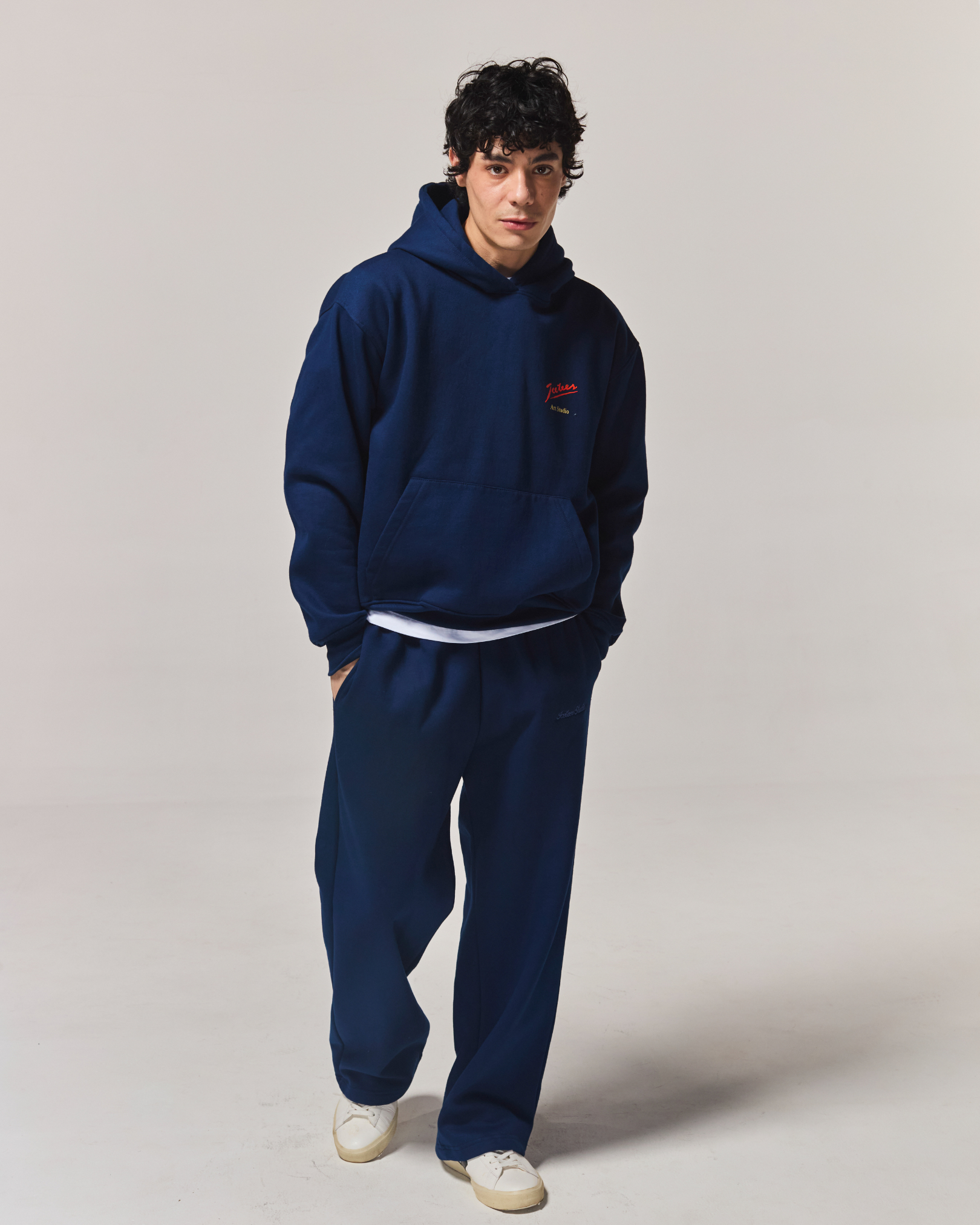 Icetees Straight Leg Sweatpants Azul Acero