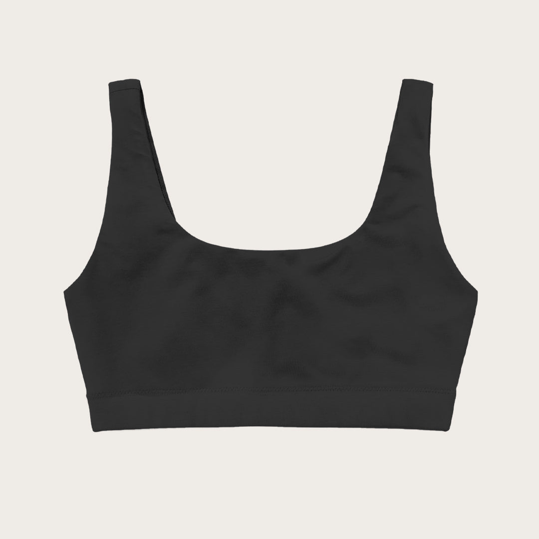 Icetees Basic Cotton Sports Bra