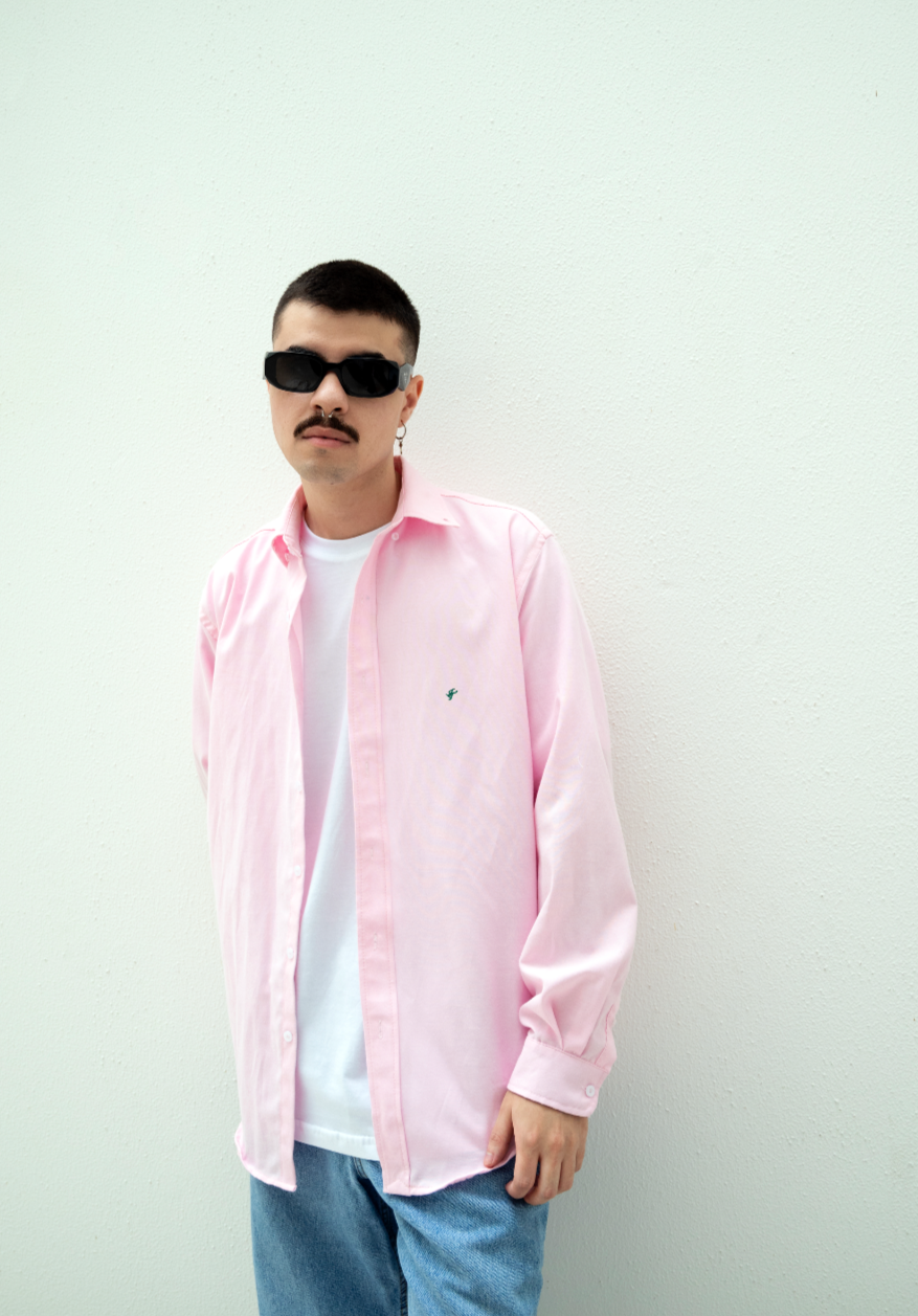 Icetees Classic Man Shirt Rosa